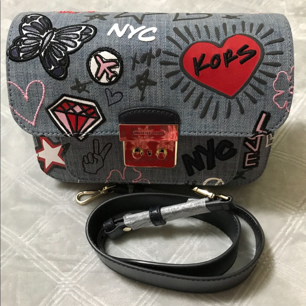 Michael Kors Sloan Editor Embroidered Bag